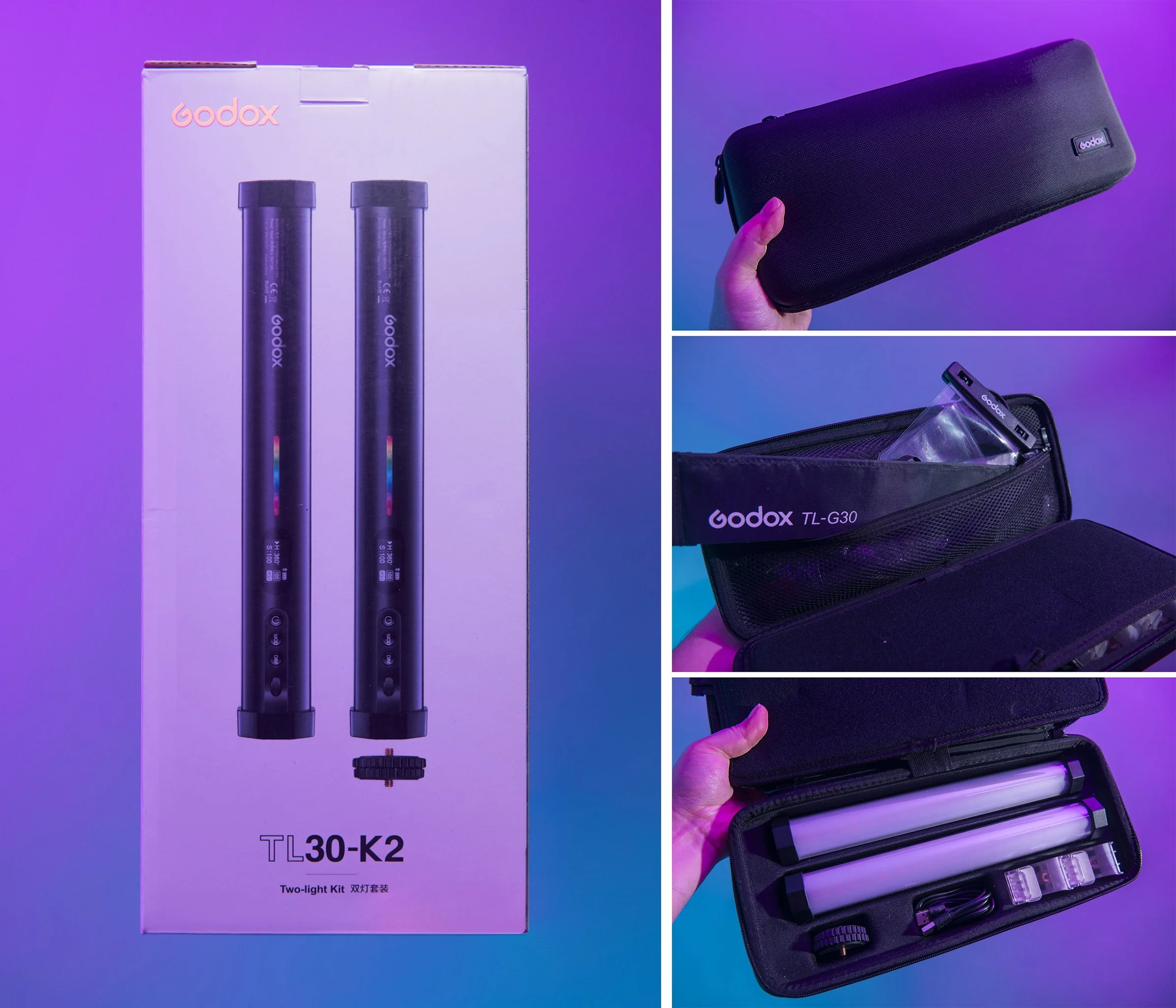 Small LED Light Tubes: Godox TL30-K2 Review — Jake Hicks Photography